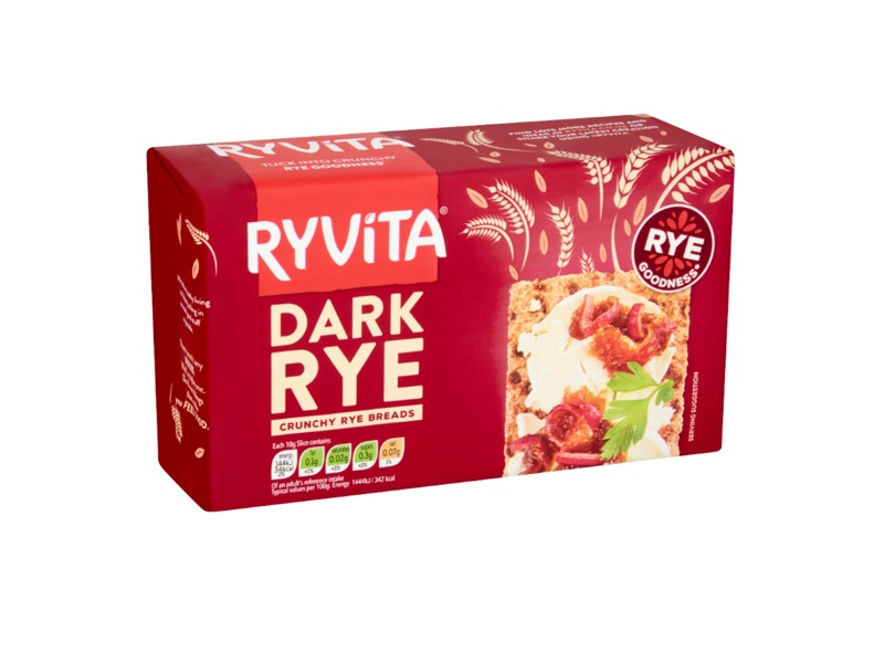 View details of Ryvita Dark Rye Crunchy Rye Bread Crispbread
